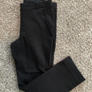 J Crew Factory Black Stretch Pants 8S